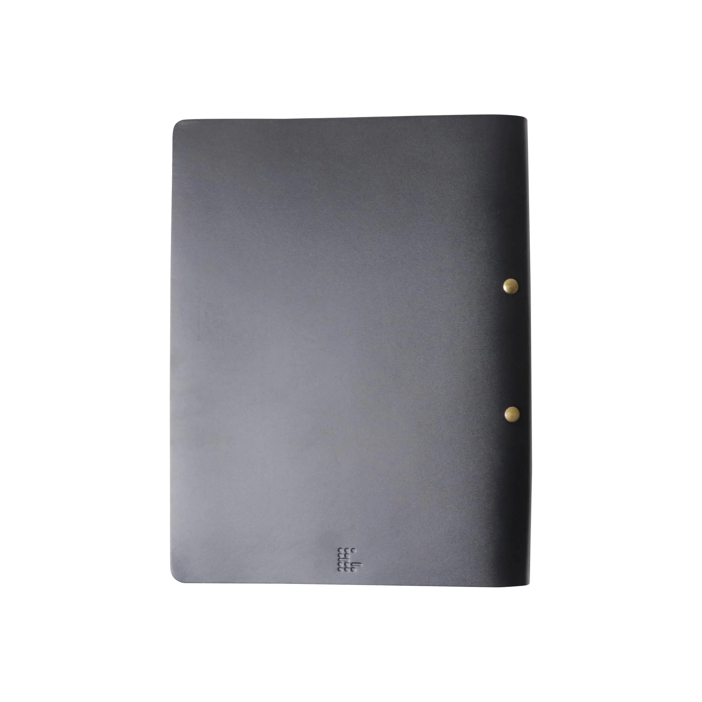 2-Post Leather Binder / Black