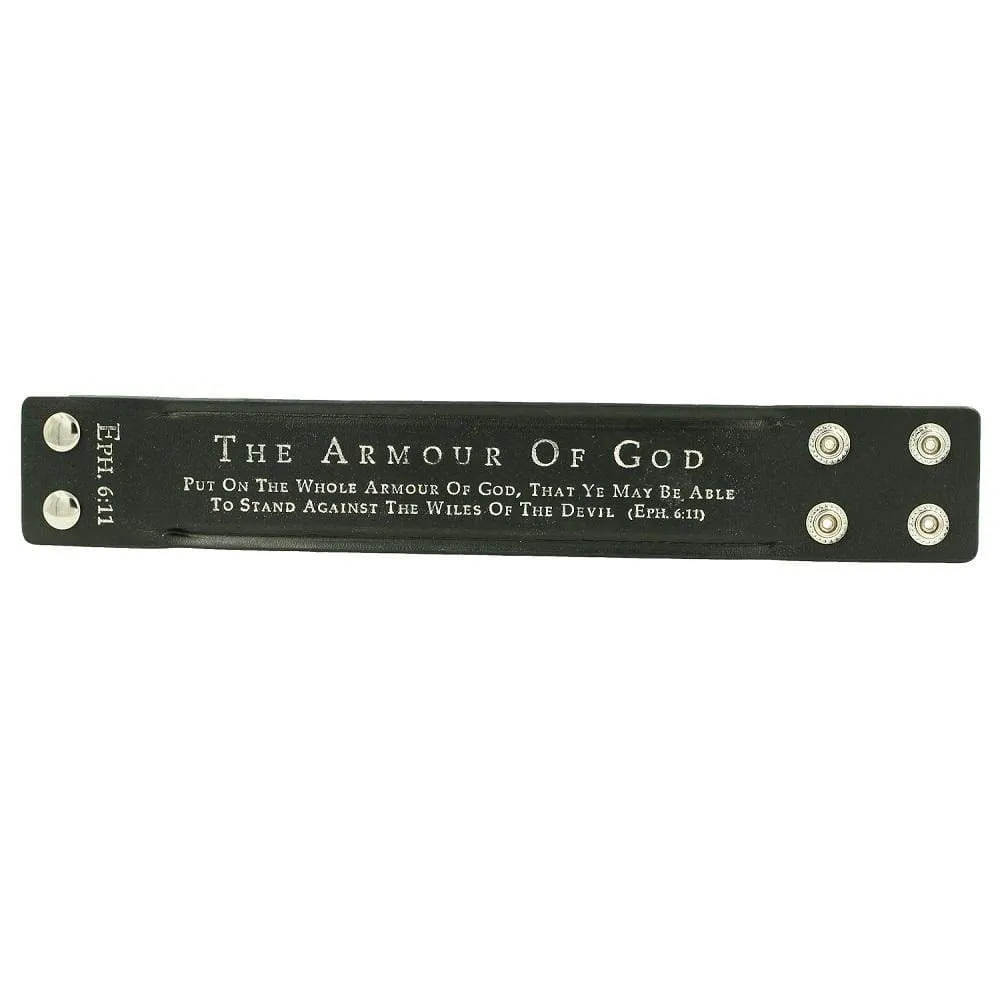 Armor Of God Leather Bracelet