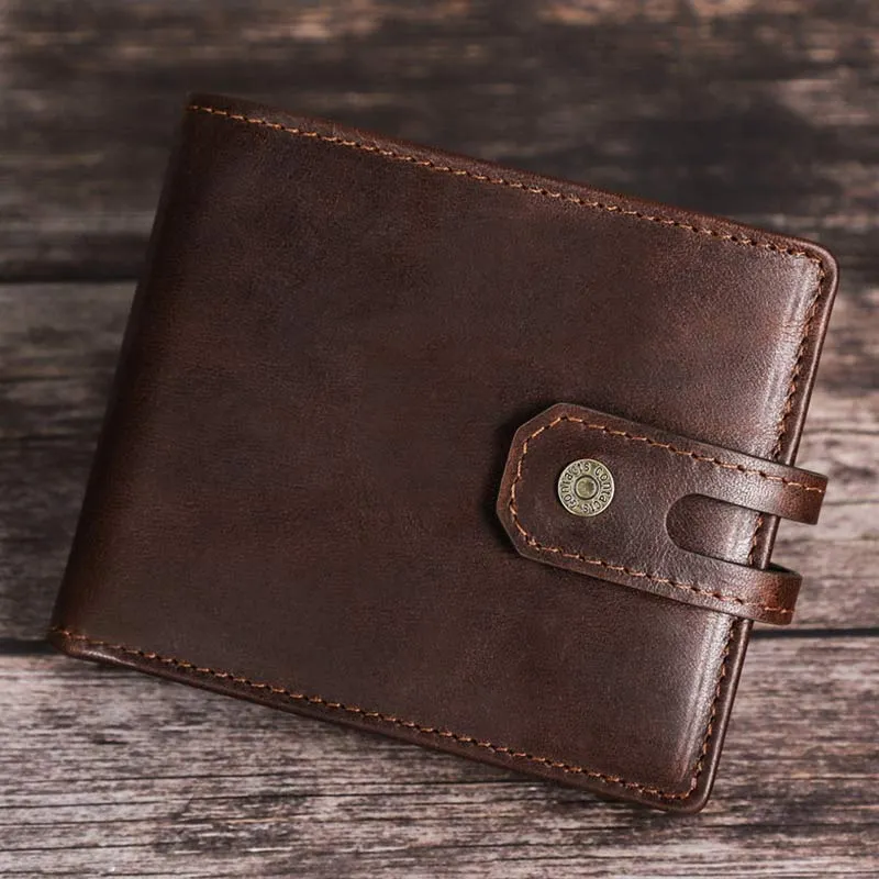 Bifold RFID Blocking Leather Wallet