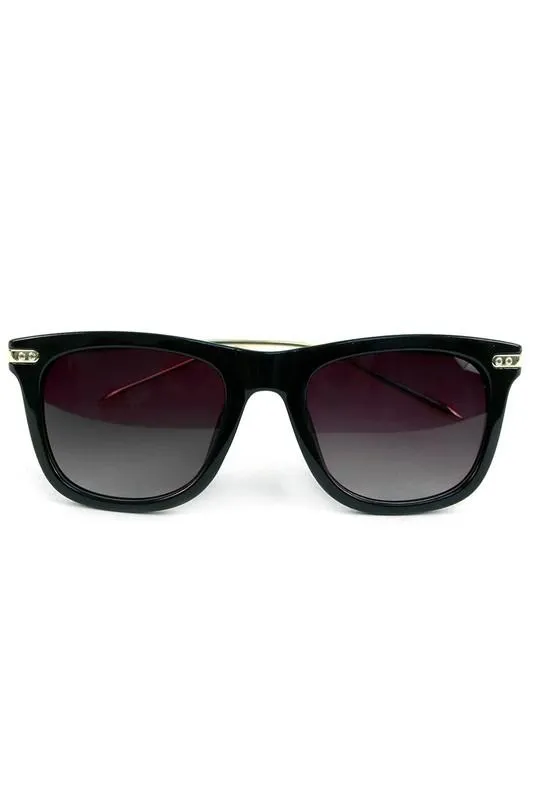 Black Rectangle Sunglasses