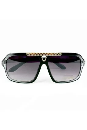 Black Rectangular Sunglasses