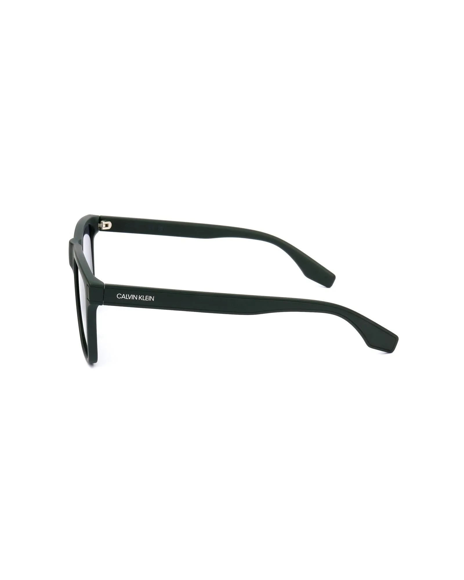 Calvin Klein  CK4301S Matte Green Rectangular Sunglasses with Polarized Lenses