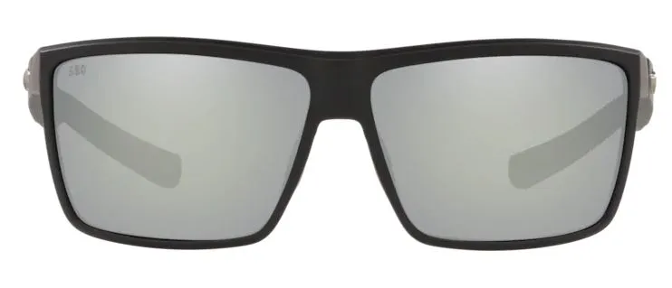 Costa Del Mar Rinconcito Matte Black Frame - Gray Silver Mirror 580 Glass Lens - Polarized Sunglasses