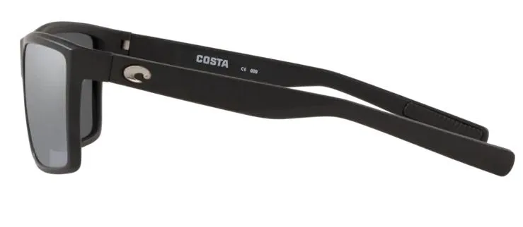 Costa Del Mar Rinconcito Matte Black Frame - Gray Silver Mirror 580 Glass Lens - Polarized Sunglasses