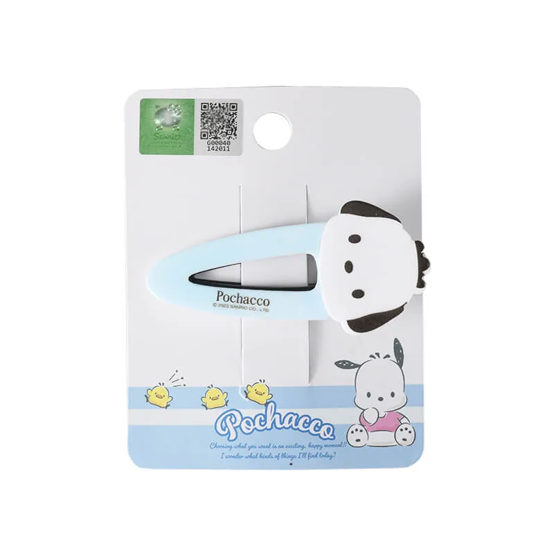 Die-cut Pochacco Face Hair Clip