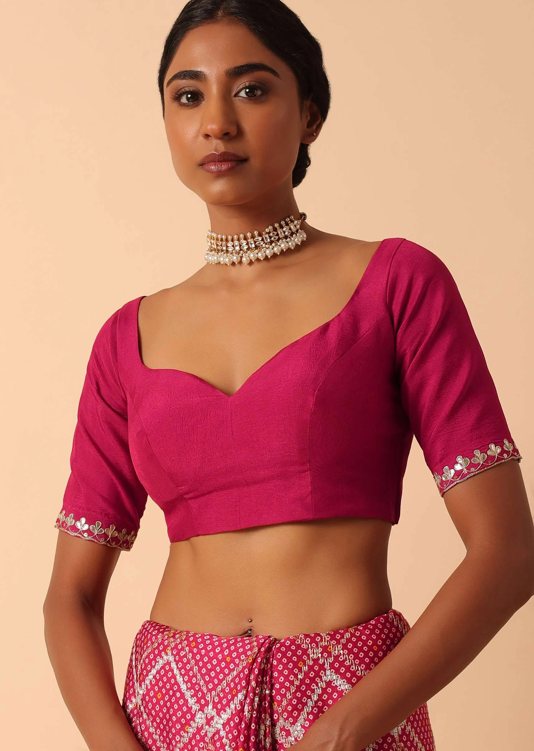 Dola Silk Festive Saree With Unstitched Blouse Fabric