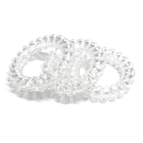 Ez Bobble Hair Tie Clear Large Single