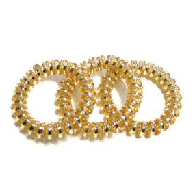 Ez Bobble Hair Tie Gold Large Single