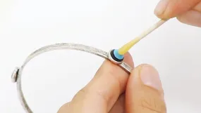 How to Make a Bezel Bangle Bracelet by Becky Nunn