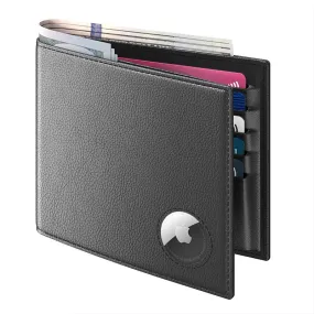 Leather Airtag Bifold Front Pocket Wallet