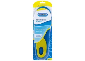 Mens Deluxe Silicone Gel Insoles 1 Pair - Case of 12
