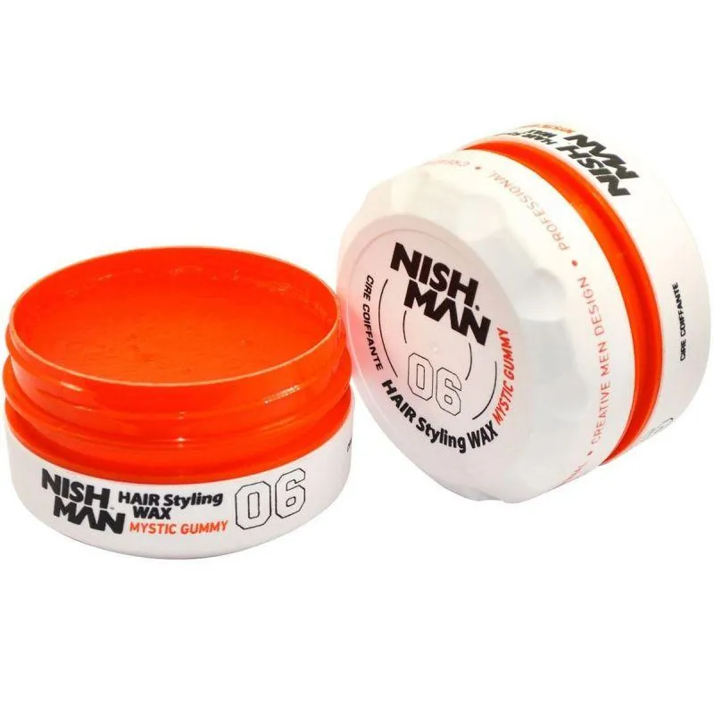 Nishman Aqua Hair Styling Wax 06 Mystic Gummy