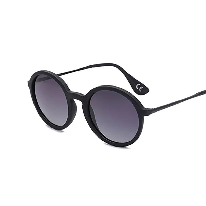 Round Frame Vintage Polarized Sunglasses