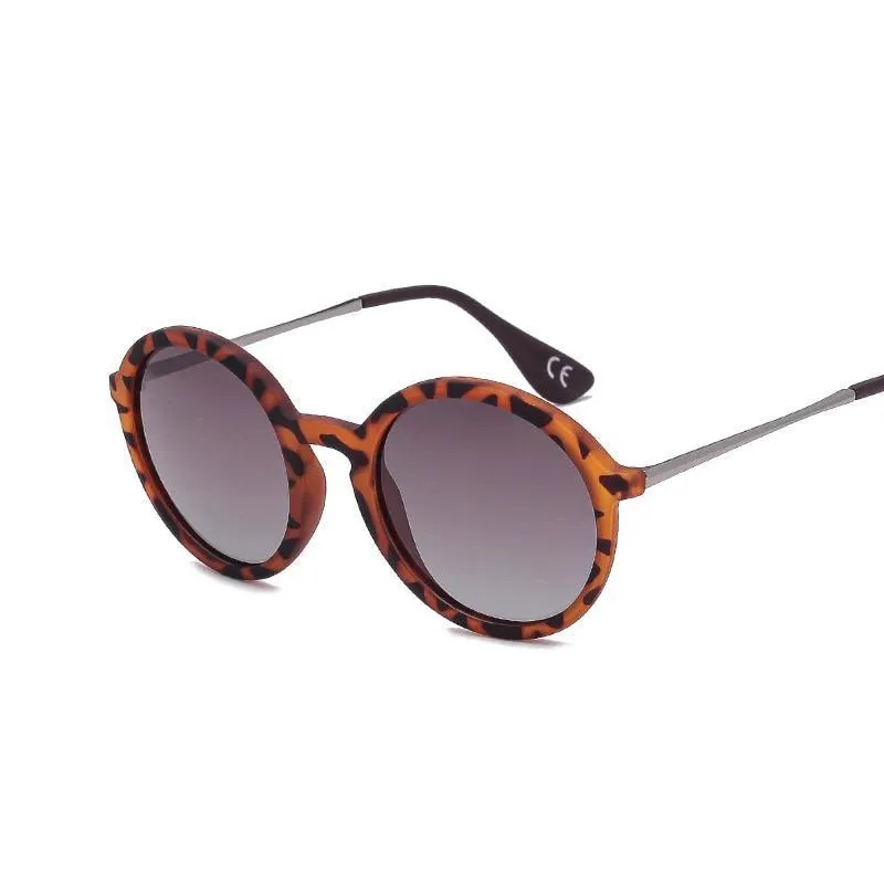 Round Frame Vintage Polarized Sunglasses