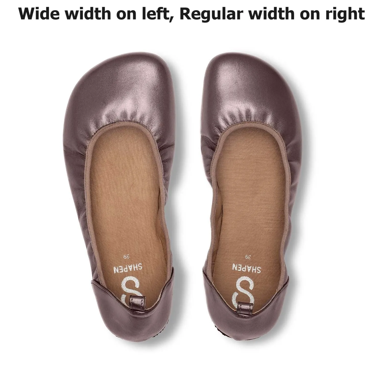 SHAPEN Tulip 3.0 Barefoot Ballerina (Wide) - Bronze