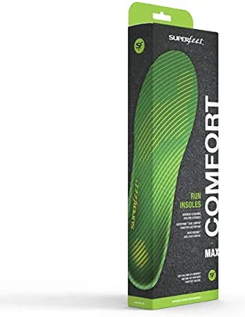 Superfeet Run Comfort Insoles | Carbon Fiber Running Shoe Orthotic Inserts