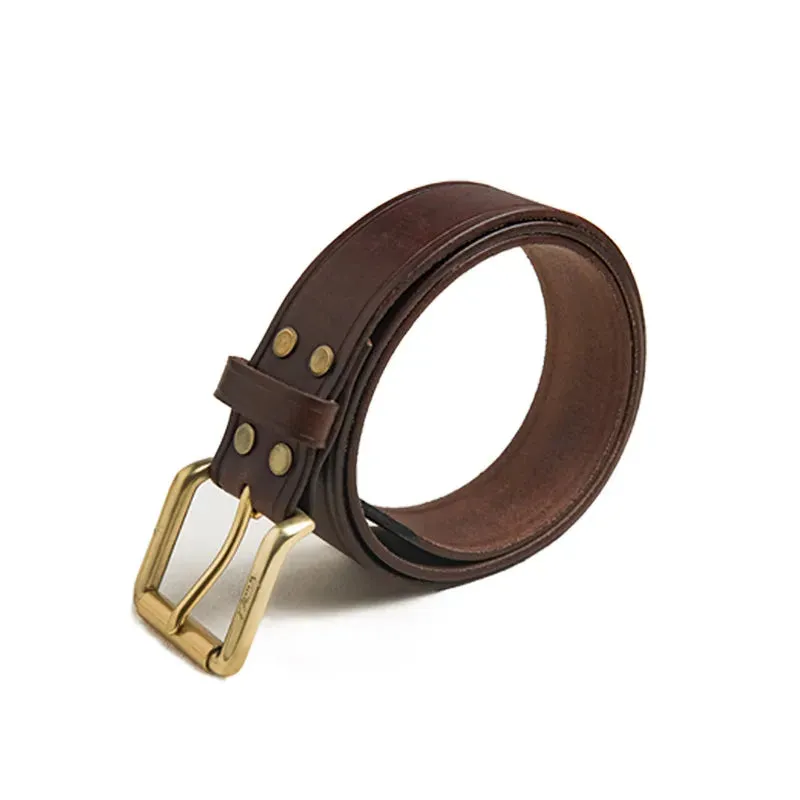 Tooling Cow Genuine Leather Luxury Strap Male Belts with Pin Buckle